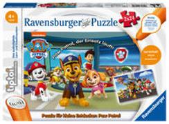 Ravensburger tiptoi Spiel 00069 Puzzle für kleine Entdecker: Paw Patrol - 2x24 Teile Kinderpuzzle ab 4 Jahren, für Jungen und Mädchen, 1 Spieler