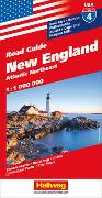 New England Strassenkarte 1:1 Mio., Road Guide Nr. 4. 1:1'000'000