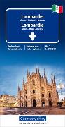 Lombardei Reisekarte Italien Nr. 2, 1:200 000. 1:200'000